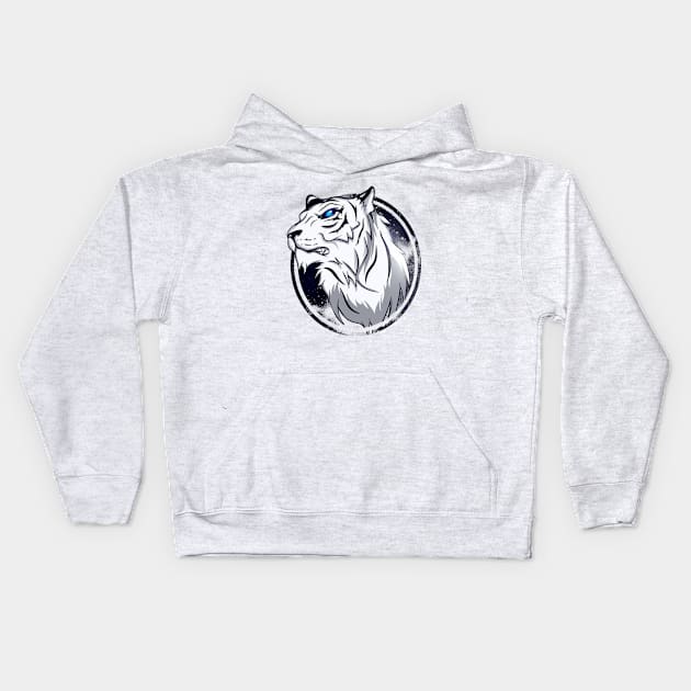 White Tiger Kids Hoodie by Cervezas del Zodiaco